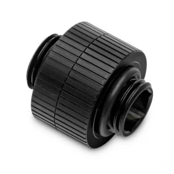 EK Water Blocks EK-Quantum Torque 14mm Rotary Male/Male Extender - Black
