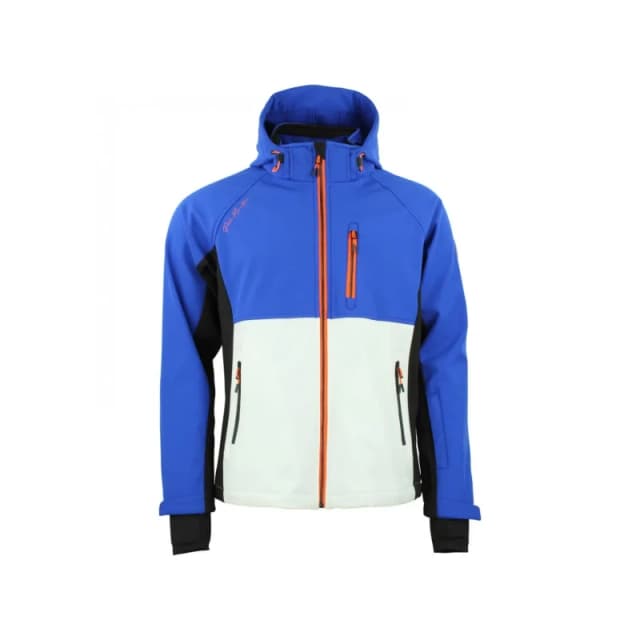 Peak Mountain Jacket Peak Mountain Shoftshell Bleu Male 3XL CAMETIS/FF/A/BLEU ROYAL/BLANC