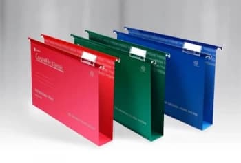 Rexel Crystalfile Classic Foolscap Manilla Suspension File Green - 1 x Pack of 50 Suspension Files