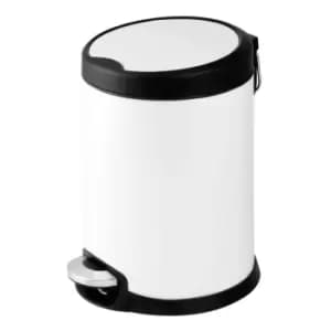 Showerdrape Areo Collection 3 Litre Pedal Bin - White