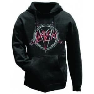 Slayer Pentagram Mens Hoodie: Large