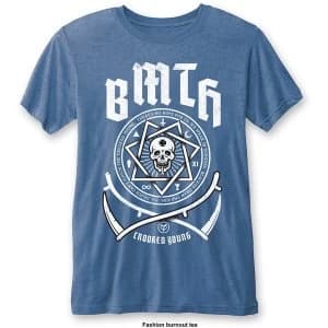 Bring Me The Horizon - Crooked Young Unisex Large T-Shirt - Blue