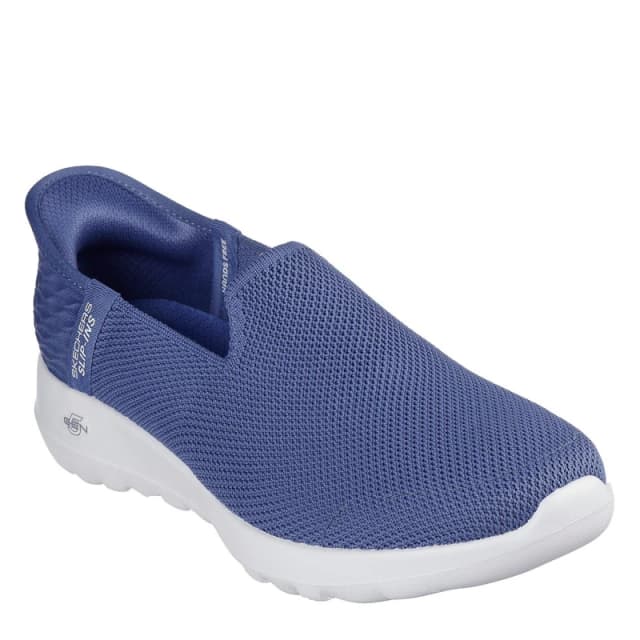 Skechers Womens Go Walk Joy Vela Slip-On Trainers Bl Tex/Tr female 4 (37)