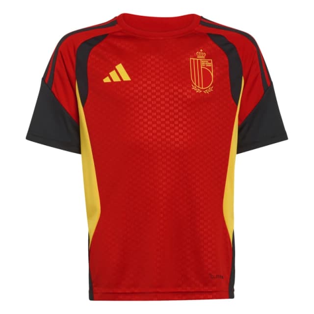 adidas Belgium Training Shirt World Cup 2026 Juniors Red/Black unisex 9-10 Years