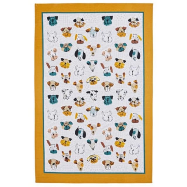 Ulster Weavers 'Mutley Crew' Animal Print 100% Cotton Tea Towel Multi