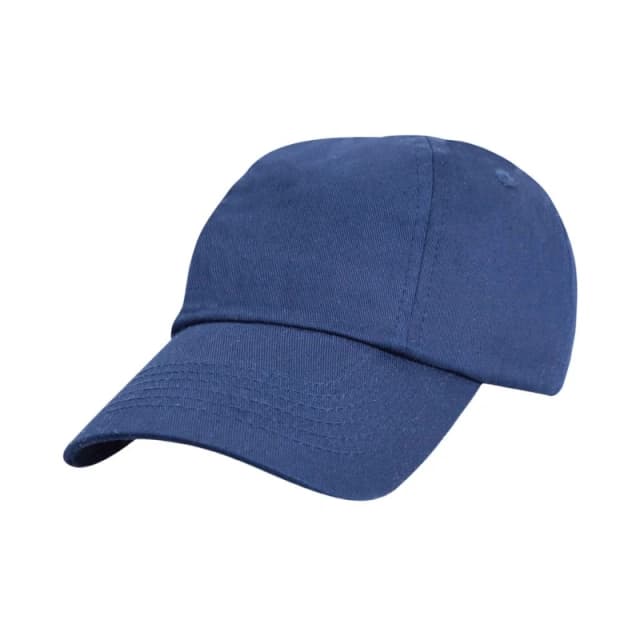 Result Cotton Low Profile Cap in Blue Blue Unisex One Size
