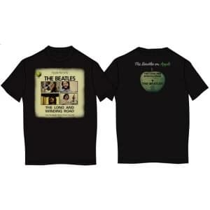 The Beatles - Long & Winding Road Unisex Small T-Shirt - Black