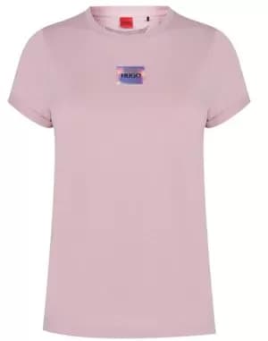 Hugo Boss The Slim T-Shirt Pastel Pink Size L Women