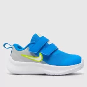 Nike Blue Star Runner 3 Boys Toddler Trainers