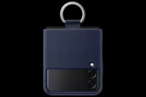 Samsung Galaxy Z Flip3 5G Silicone Cover with Ring in Navy (EF-PF711TNEGWW)