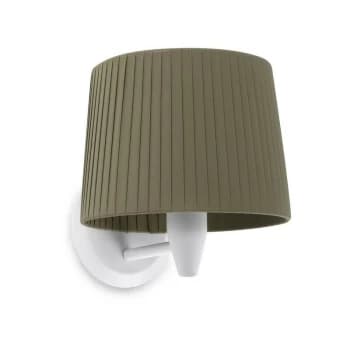 Faro SAMBA - Wall Light with Shade White,Green, E27