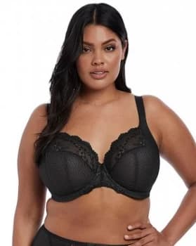 Elomi Charley Plunge Wired Black Bra