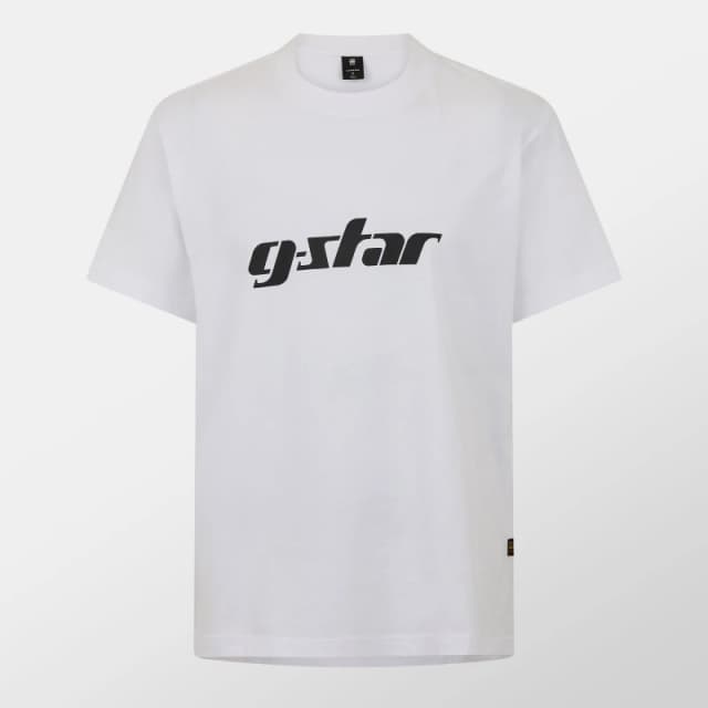 G Star Cursive T-Shirt White male Small