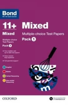 Bond 11+. Pack 1 Mixed - Multiple Choice Test Papers by Alison Primrose Book