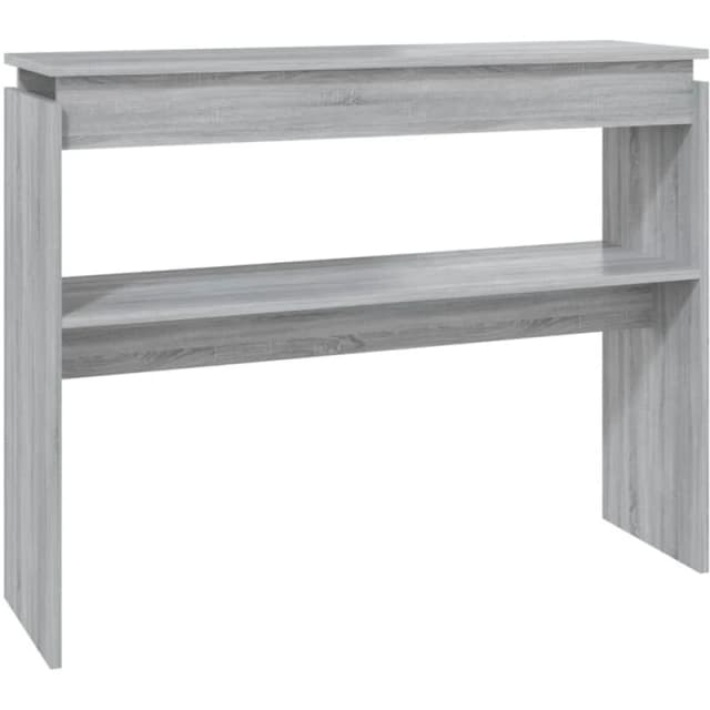 VIDAXL Console Table Grey Sonoma 102x30x80cm Engineered Wood Vidaxl 8720286932827