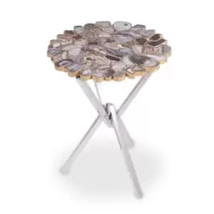 Rabia Agate Side Table