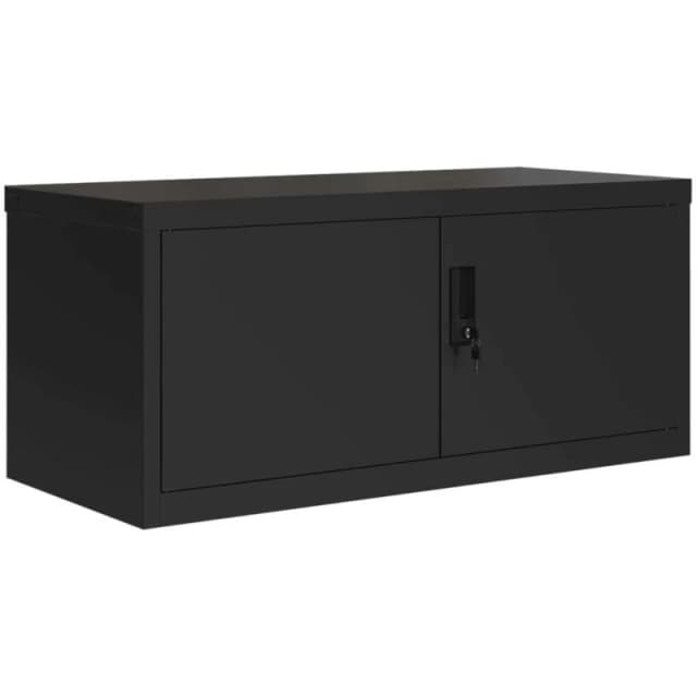 VIDAXL File Cabinet Black 90x40x40cm Steel Vidaxl 8720845889401
