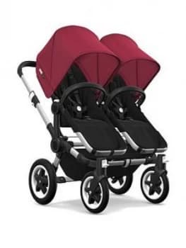 Bugaboo Donkey2 Twin Pushchair- Ruby Red, Ruby Red