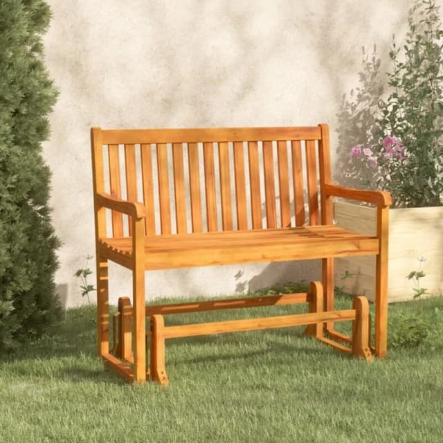 VIDAXL Garden Swing Bench 110cm Solid Acacia Wood vidaXL 8720286668450