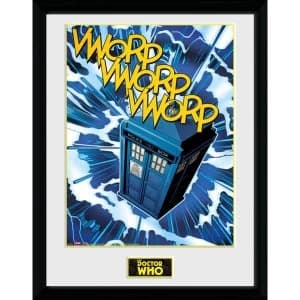 Doctor Who Tardis Comic Framed Collector Print