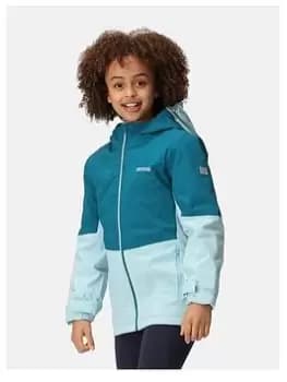 Regatta Junior Girls Highton IV Padded Waterproof Jacket - Teal, Green, Size 3-4 Years, Women