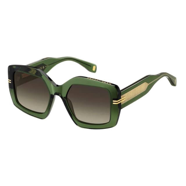 Marc Jacobs Womens Rec Geometric Round Sunglasses Green female 53 cm