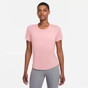 Nike One Short Sleeve Plus Top Womens - Pink