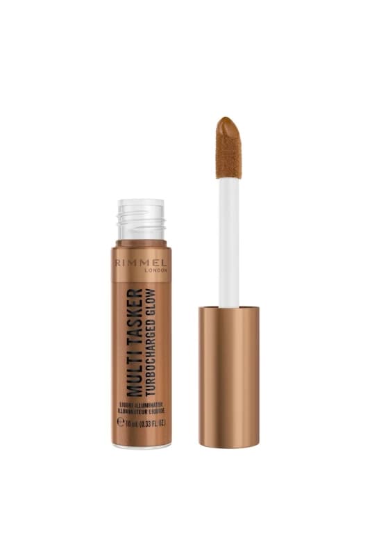 Rimmel London Womens Multi Tasker Turbocharged Glow Liquid Illuminator 10ml in 009 Bougie Girl 009 Bougie Girl Female 10ml