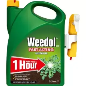 Weedol Gun Ready-To-Use Fast Act Weedkiller 3L - Garden & Outdoor