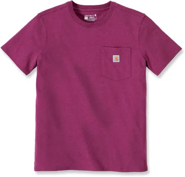 Carhartt Loose Fit Heavyweight K87 Pocket Ladies T-Shirt, pink, Size XL for Women