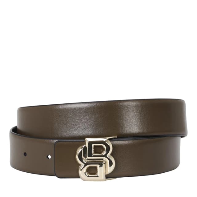 Boss Womens BIcon Distinctive Buckle Belt Black female 38R (100cm)