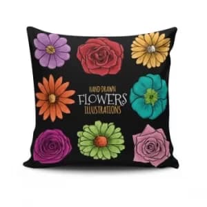 NKLF-318 Multicolor Cushion Cover