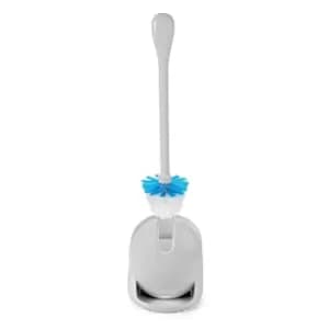 OXO Compact Grey Toilet Brush Canister Grey