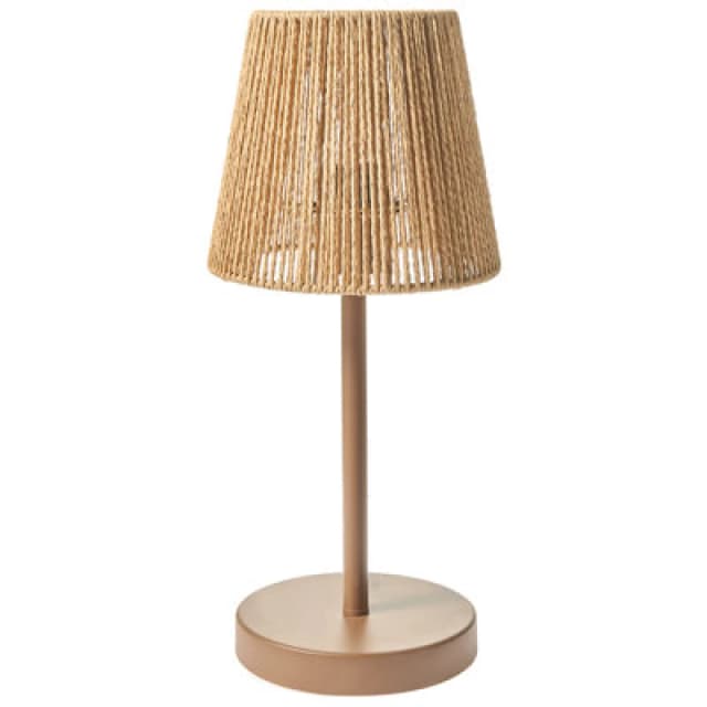 Beliani Table Lamp Hanger Metal Brown