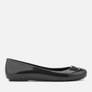 Vivienne Westwood for Melissa Womens Space Love 19 Ballet Flats - Black/Gun Orb - UK 3