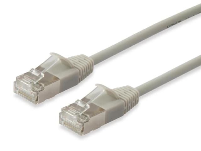 Equip Cat.6A F/FTP Slim Patch Cable. 10m. Beige