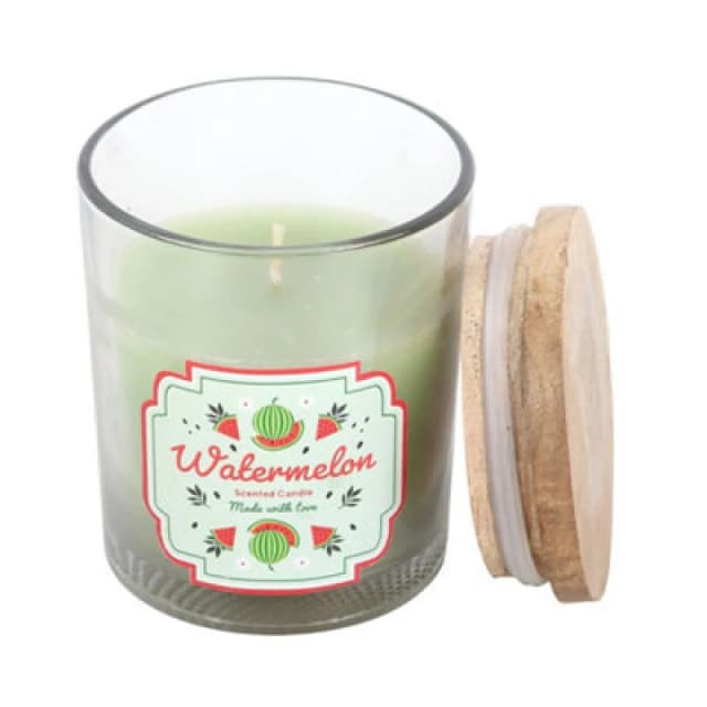 Something Different Something Different Watermelon Scented Candle in Light Green Light Green One Size Unisex 5063750959498