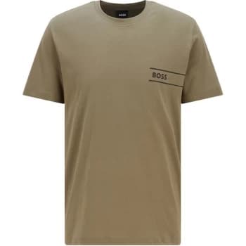 Boss Relaxed-Fit Cotton T Shirt - Green
