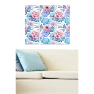 MDF71309391 Multicolor Decorative MDF Painting (3 Pieces)