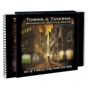 Towns and Taverns: Set of 2 Battle Map Books