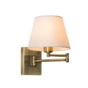 Larissa Lighting - Larissa GUrkovo Sconce Wall Lamp 1 Light Bronze-White