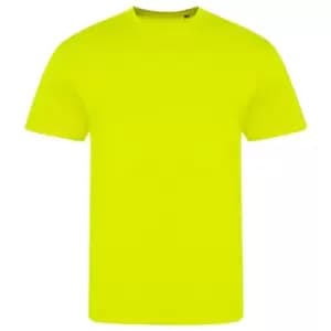 AWDis Unisex Adults Electric Tri-Blend T-Shirt (M) (Electric Yellow)