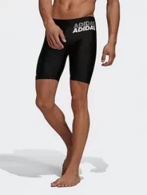 adidas Lineage Swim Jammers, Black/White Size M Men