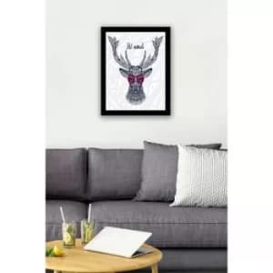 SC0210 Multicolor Decorative Framed MDF Painting