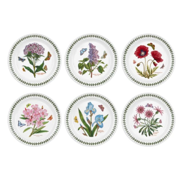 Portmeirion Botanic Garden Botanic Garden Set of 6 Plates Neutral unisex One Size