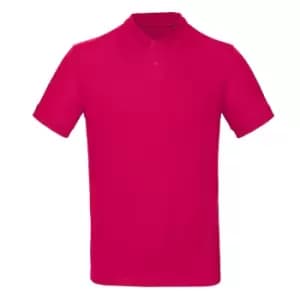 B&C Mens Inspire Polo (Pack of 2) (2XL) (Raspberry Sorbet)