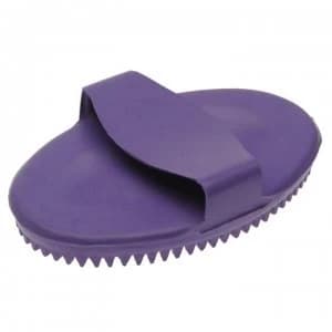 Roma Rubber Curry Comb - Purple