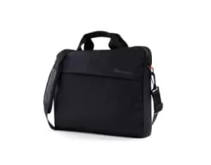 Gamechange 16" Macbook Pro Notebook Briefcase Black 360 Degree Padding Front Zip Pocket Adjustable Removable Shoulder Strap