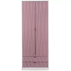 Ice 2 Drawer Wardrobe - Pink