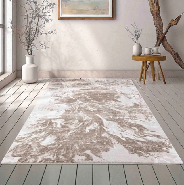 Modern Abstract Water Flow Grunge Texture Area Rugs Stone 160X230 Cm